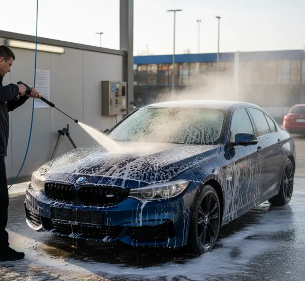 Jakich błędów unikać na myjni bezdotykowej żeby nie porysować lakieru?