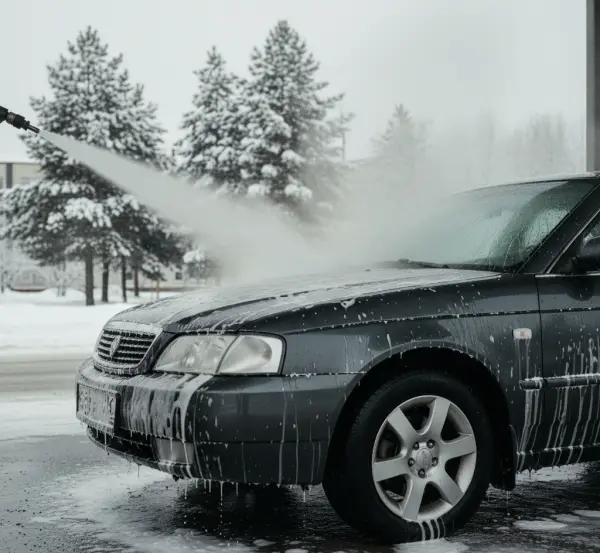 Poznaj zasady bezpiecznego mycia samochodu podczas mroźnej pogody