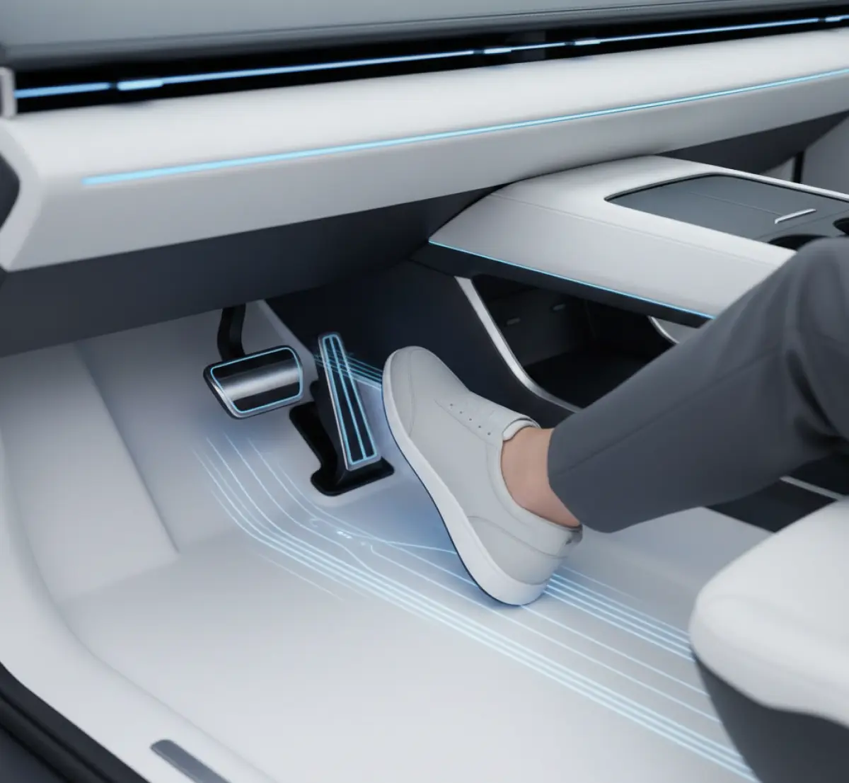 Jak jeździć autem elektrycznym używając tylko jednego pedału?