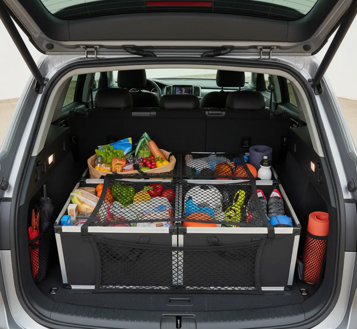 Jak utrzymać porządek w bagażniku przy pomocy organizerów i siatek?