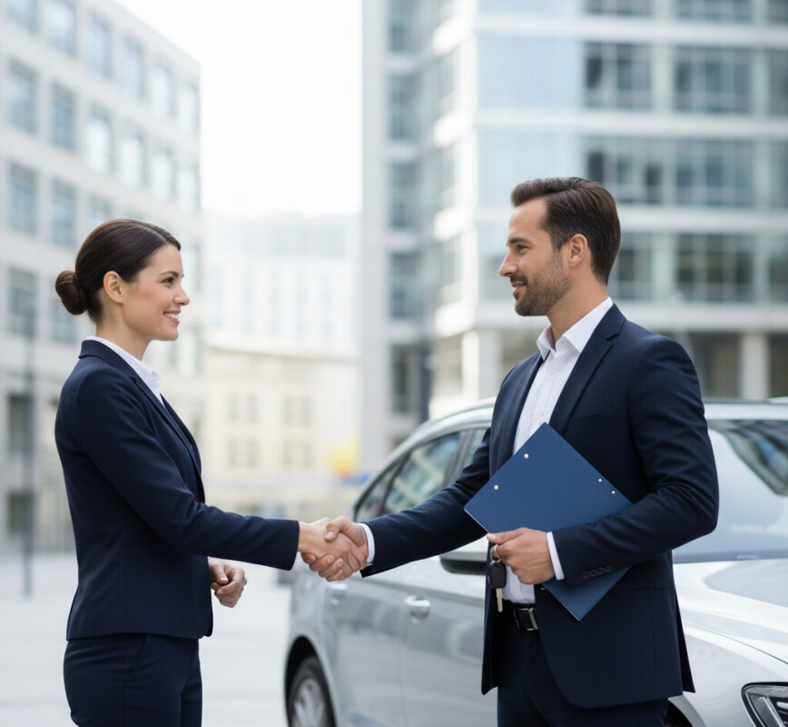 Przekazanie kluczyków, cesja leasingu auta.