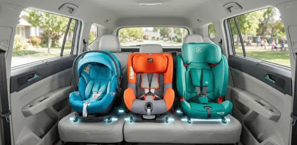 Jak zmieścić trzy foteliki na tylnej kanapie w aucie rodzinnym?