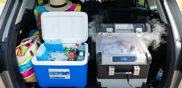 Jaką lodówkę turystyczną wybrać do auta? Na wkłady czy elektryczną?