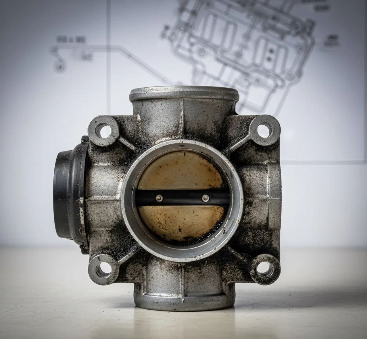 Jakie są objawy brudnej przepustnicy i jak wpływa ona na obroty?