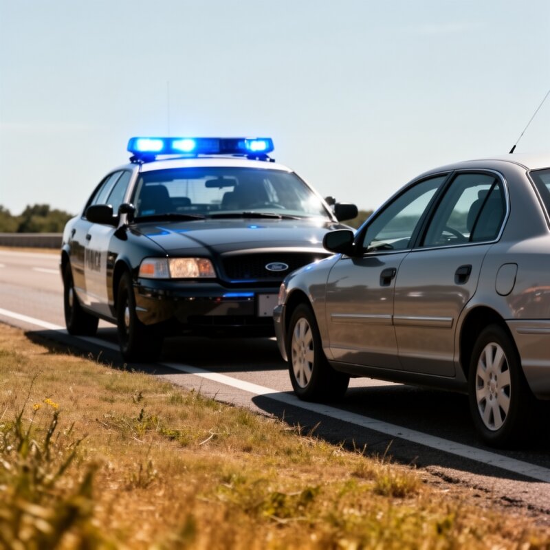 Kontrola policji na drodze i konsekwencje jazdy bez uprawnień
