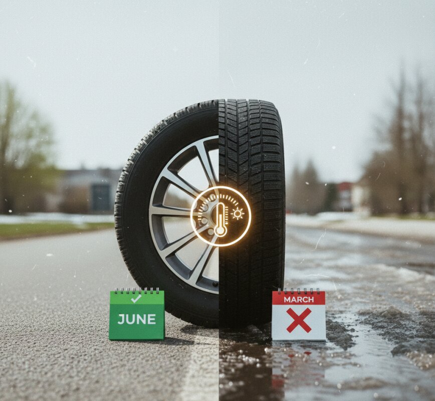 Wymiana kół na letnie w warsztacie wulkanizacyjnym