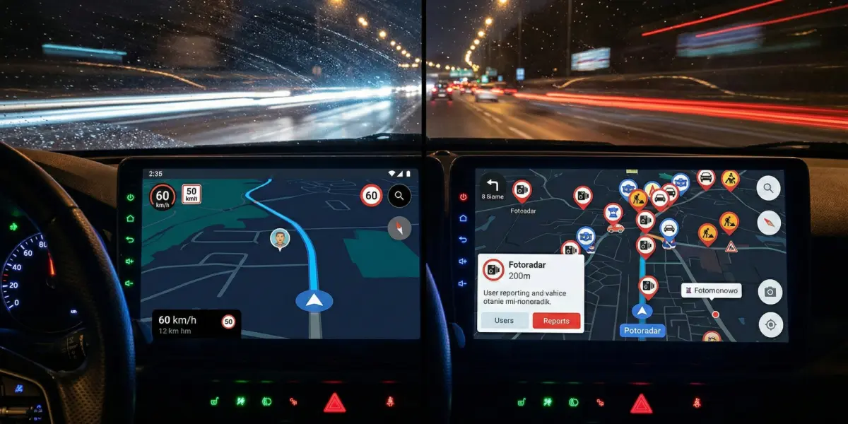 Która nawigacja będzie najlepsza na wyjazd? Google Maps czy Yanosik?