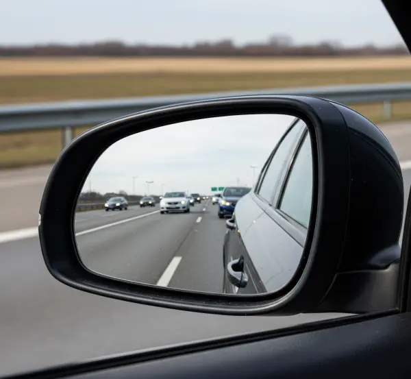 Jak wyeliminować martwe pole przez poprawne ustawienie lusterek?