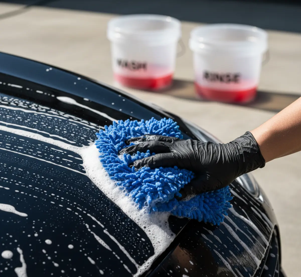 Jak bezpiecznie myć samochód na dwa wiadra żeby nie porysować lakieru?