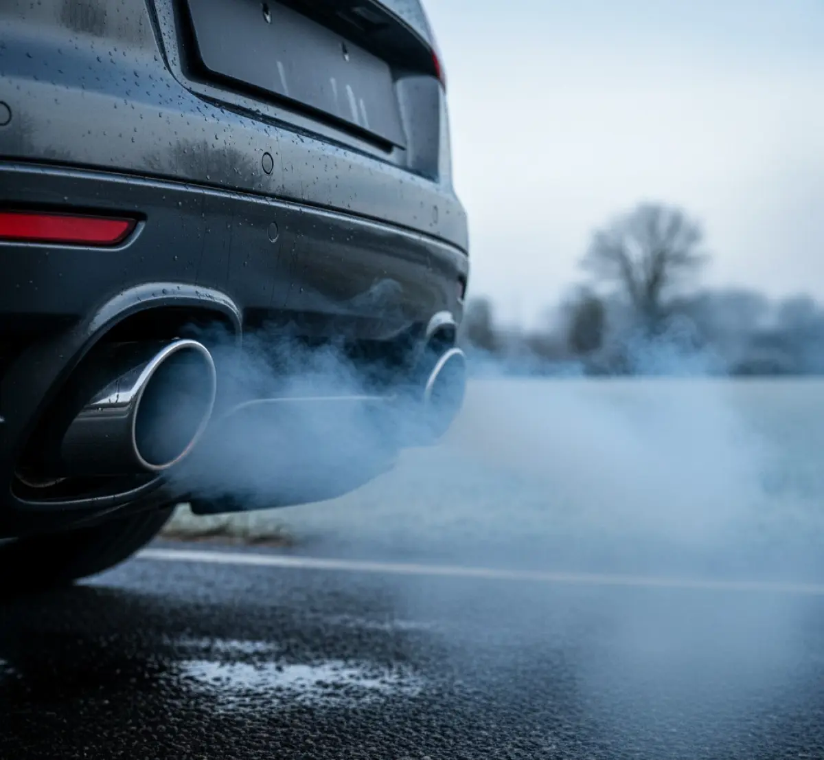 Niebieski dym z rury wydechowej? Sprawdź jak bardzo zużyty jest silnik