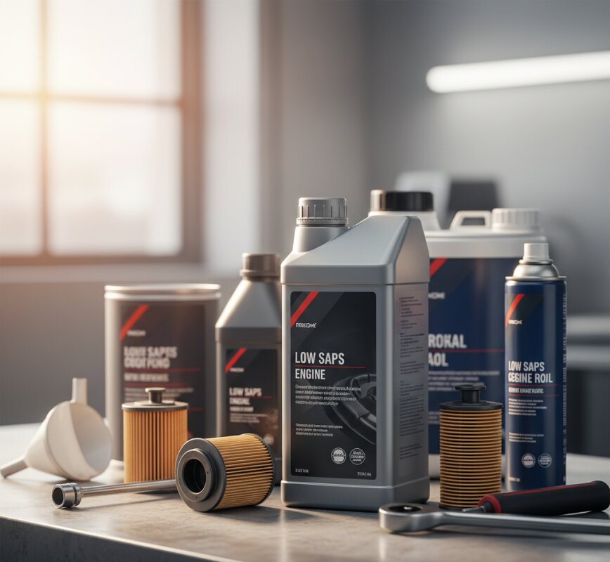 Dolewanie oleju silnikowego typu Low SAPS do silnika z DPF.