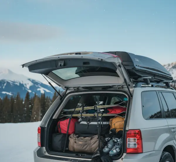 Jak spakować narty do auta i dobrze zabezpieczyć bagażnik dachowy?