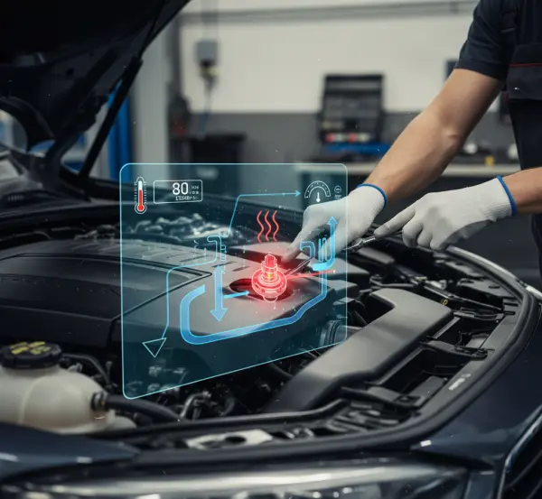 Jakie są objawy awarii termostatu i jak wpływa to na kondycję silnika?