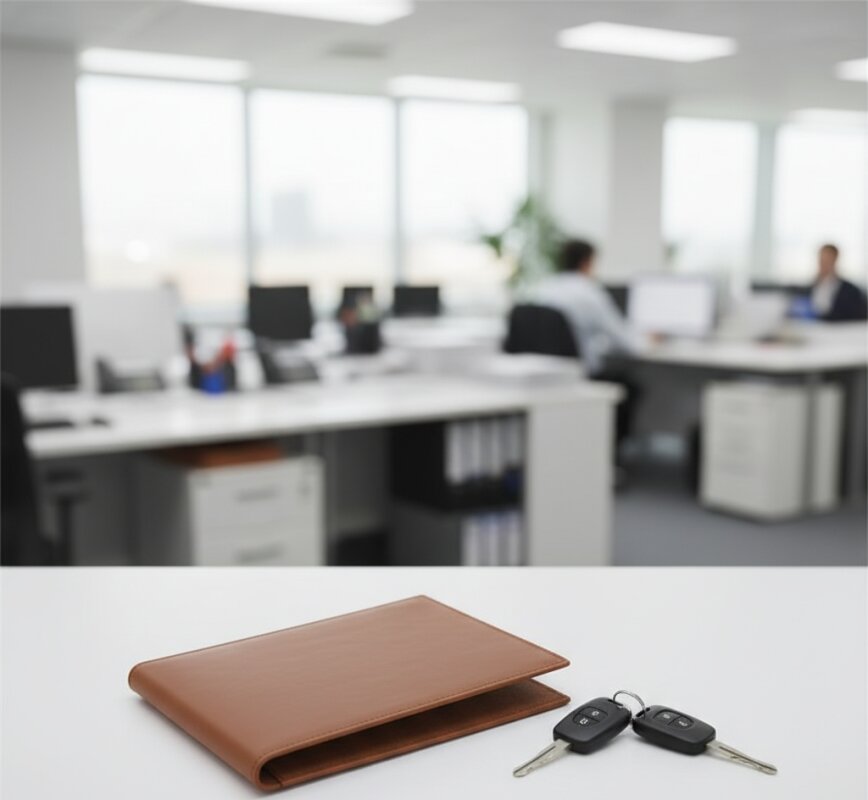 Dokumenty i kluczyki – procedura po zgubieniu dowodu rejestracyjnego.